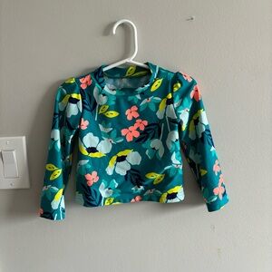 Carters floral swim top